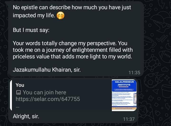 Client testimonial — a journey of enlightenment and priceless value